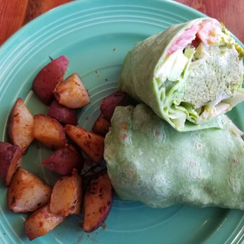 The Grain Cafe - Falafel wrap. - Vegan Near Me - Long Beach, California