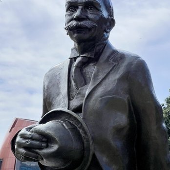 Centennial Olympic Park - Statue of Pierre de Coubertin-the father of the Modern Olympic Games - Parks Near Me - Atlanta, Georgia