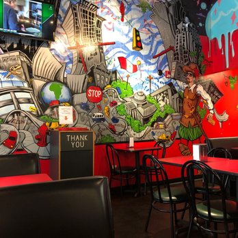 Manhattan Cafe - Cool artwork inside! - Delis Near Me - Raleigh, North Carolina Manhattan Cafe - Cool artwork inside! - Delis Near Me - Raleigh, North Carolina