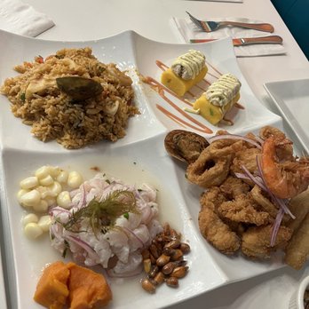 Mares Real Peruvian Cuisine - Sampler (huge portion) - Peruvian Near Me - Orlando, Florida
