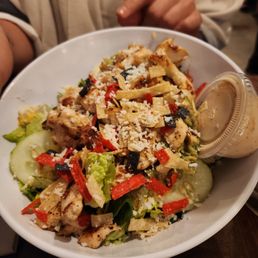 The Poblano Salad is a very good portion and delicious!