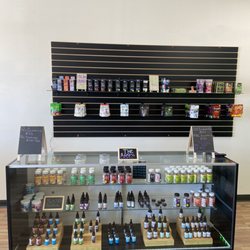 Endo Dispensary & Wellness - Here is some of our tinctures/drops, and an assortment of delta 9/ CBD gummies. We also have some pet products in this counter as well!