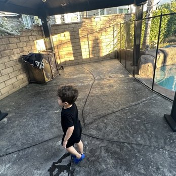 Fahrenholz Power Services - I didn't know our floor was two toned! - Pressure Washers Near Me