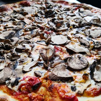 Spinning Dough - 18 inch mushroom pizza - Pizza Near Me - Oakland, California Spinning Dough - 18 inch mushroom pizza - Pizza Near Me - Oakland, California