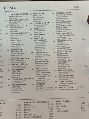 Menu photo 4 Pho So 1 Los Angeles, CA