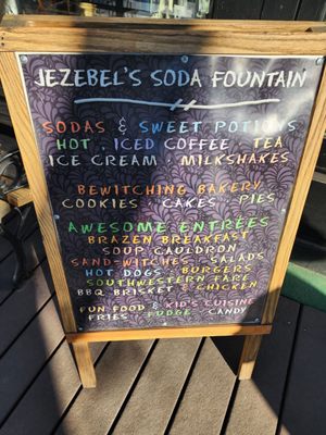 Menu photo 1 Jezebel Soda Fountain Madrid, NM Menu photo 1 Jezebel Soda Fountain Madrid, NM