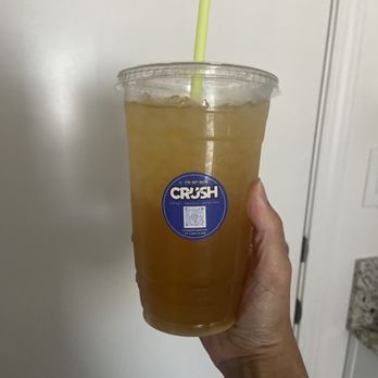 CRUSH - Summer special flavor week of 8/4/24. Tropical Cucumber Lime - Cafes Near Me - Reno, Nevada CRUSH - Summer special flavor week of 8/4/24. Tropical Cucumber Lime - Cafes Near Me - Reno, Nevada
