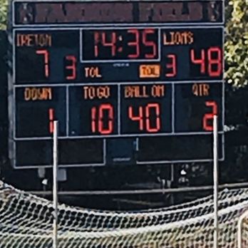 Bishop Ireton High School - Score at the beginning of the second quarter. Carroll Lions came to play today. - Middle Schools & High Schools Near Me - Alexandria, Virginia Bishop Ireton High School - Score at the beginning of the second quarter. Carroll Lions came to play today. - Middle Schools & High Schools Near Me - Alexandria, Virginia