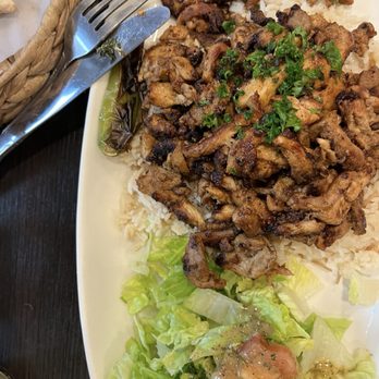 Zadna Grill - Chicken Shawerma Plate - Mediterranean Near Me - Redwood City, California