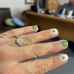 Zen Nails & Spa - We were headed to Ireland and I showed this picture to my nail technician and she did it just how I wanted it. Such a great job!