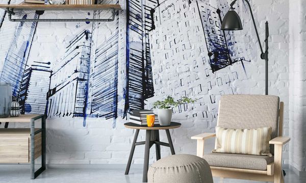 PRINT ON ANY TEXTURED SERVICES - Our prints are durable and scratch-resistant, meaning we can print your murals indoors or outdoors. Unlike with vinyl, impacts to the surface of your mural will not cause tears in the print. Minimal use of materials and odorless, vegan ink means our prints are environmentally friendly. Wall printing technology has the ability to print massive, high-definition images. That means we can print murals up to 11.5ft high and an unlimited width, while maintaining crisp details. We'll transform your wall into a stunning masterpiece.