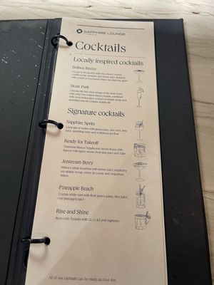 Menu photo 2 Chase Sapphire Lounge San Diego, CA Menu photo 2 Chase Sapphire Lounge San Diego, CA