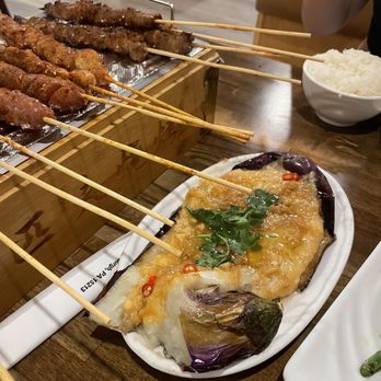 PF BBQ House - Eggplant Garlic Sauce - Barbeque Near Me - Pittsburgh, Pennsylvania