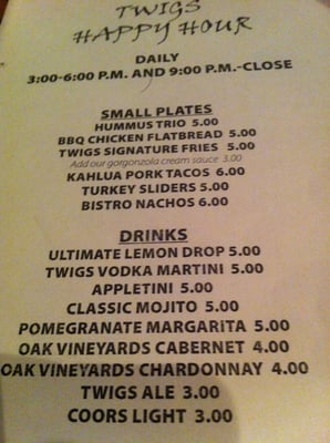 Twigs Bistro and Martini Bar by null