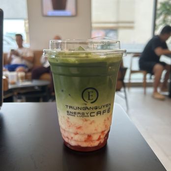 Trung Nguyen E-Coffee - Strawberry matcha - Coffee & Tea Near Me - Carrollton, Texas