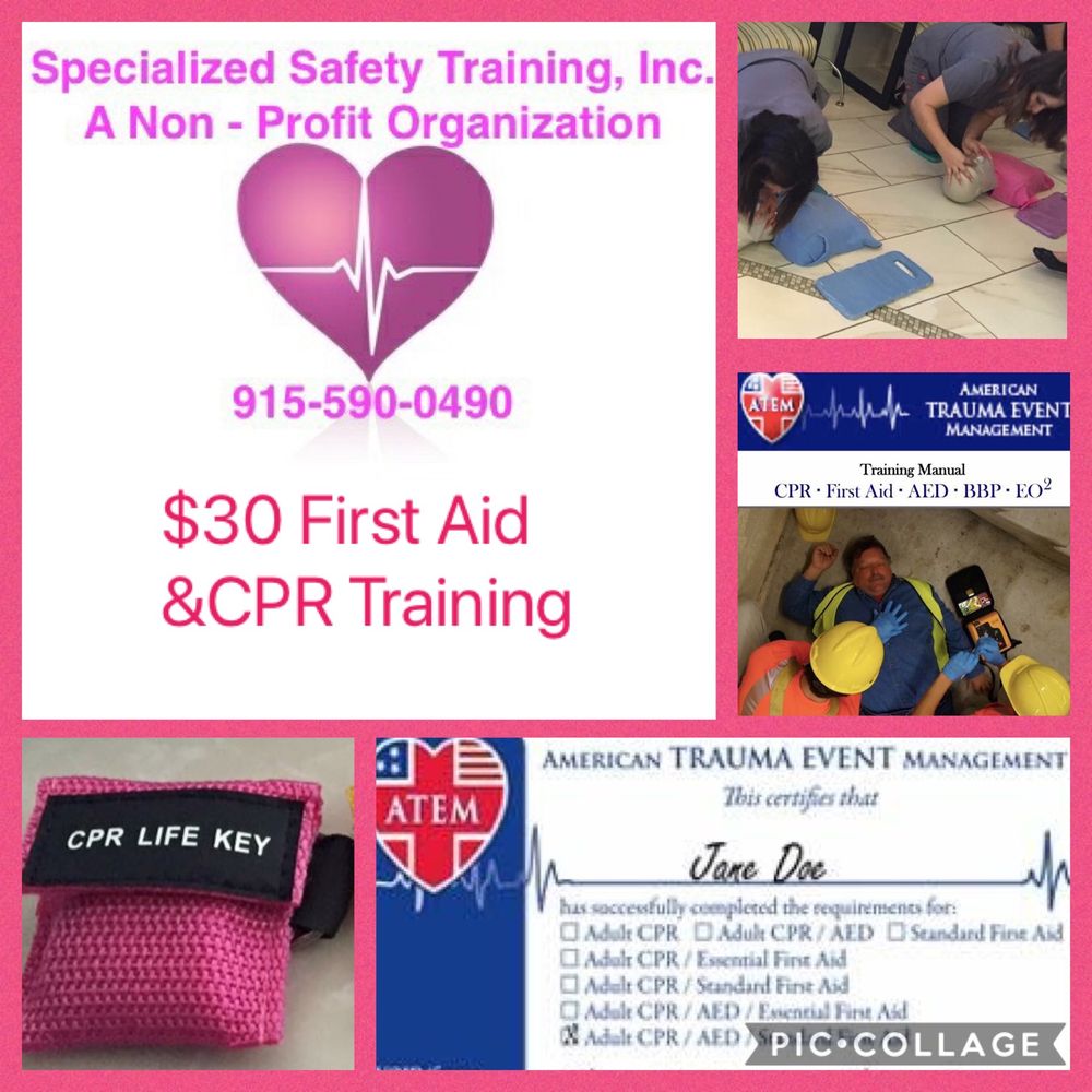 Specialized Safety Training - social services organization in El Paso, TX