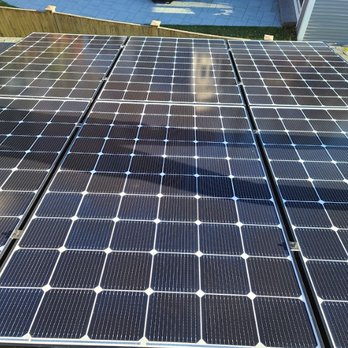 Great Sky Solar - On the roof looking south / down to side yard - Solar Installation Near Me - Lexington, Massachusetts