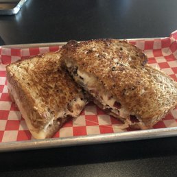 Bacon, fig & goat grilled cheese
