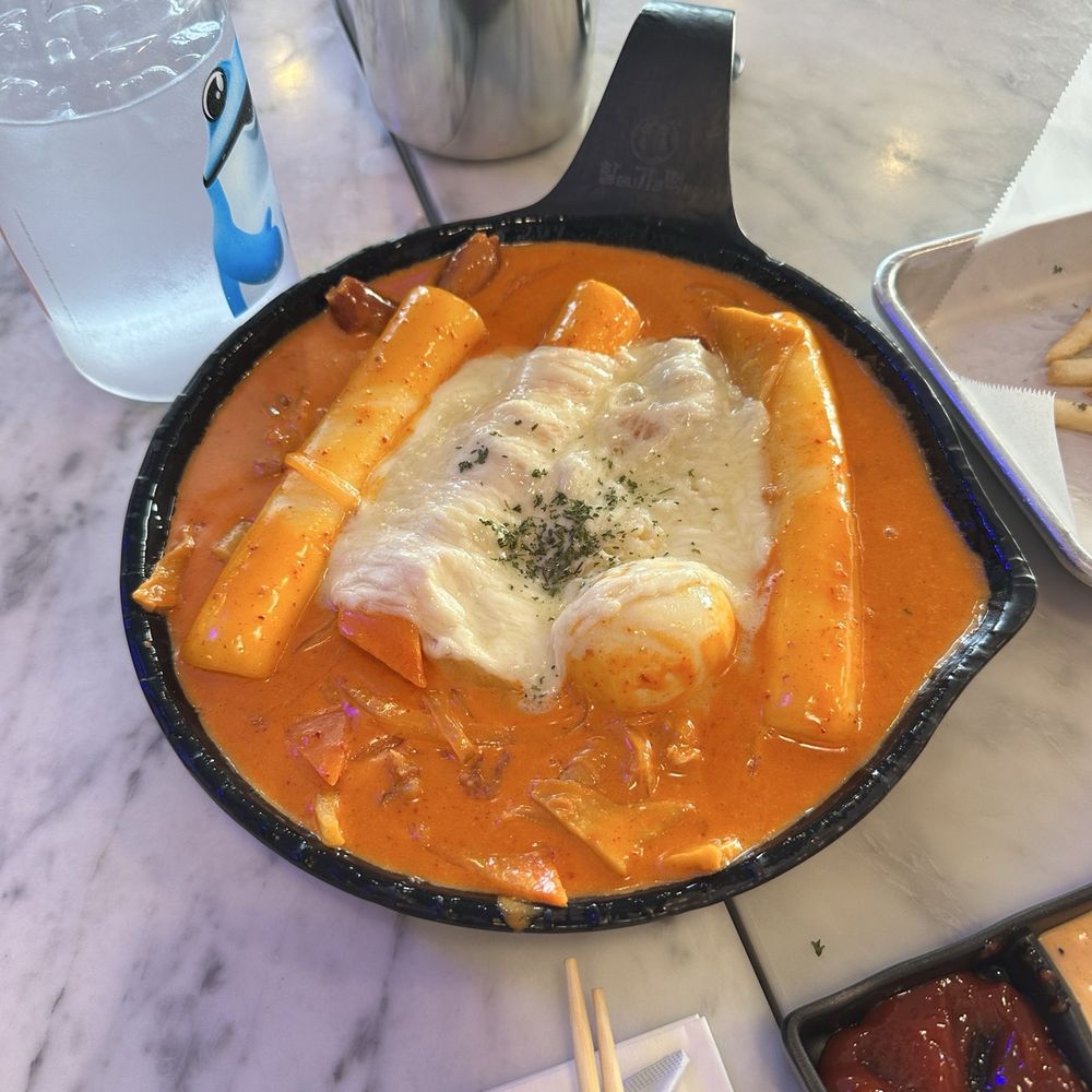 Halgatteok & Twozone Chicken - Rose Tteokbokki - Korean Near Me - Buena Park, California
