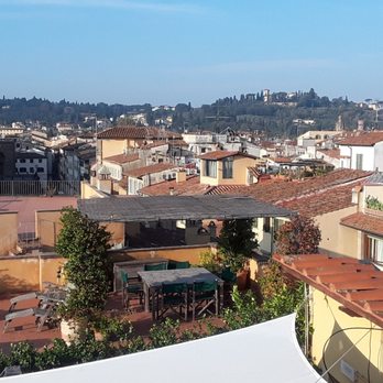 La Scaletta - View from rooftop serving breakfast - Hotels Near Me - Florence, FI