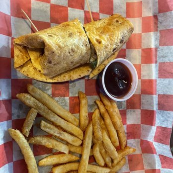 The Granville Pub - Chicken Wrap with Fries - Burgers Near Me - Louisville, Kentucky The Granville Pub - Chicken Wrap with Fries - Burgers Near Me - Louisville, Kentucky