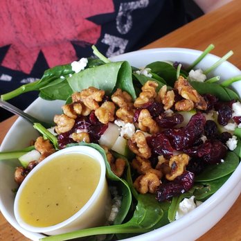 Superfly Martini Bar and Grill - Apple feta spinach salad - New American Near Me - Brookings, Oregon Superfly Martini Bar and Grill - Apple feta spinach salad - New American Near Me - Brookings, Oregon