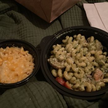 Noodles and Company - Side of Creamy Cheddar Mac & Cheese Basil Pesto Cavatappi delivered. - Salad Near Me - Gurnee, Illinois Noodles and Company - Side of Creamy Cheddar Mac & Cheese Basil Pesto Cavatappi delivered. - Salad Near Me - Gurnee, Illinois