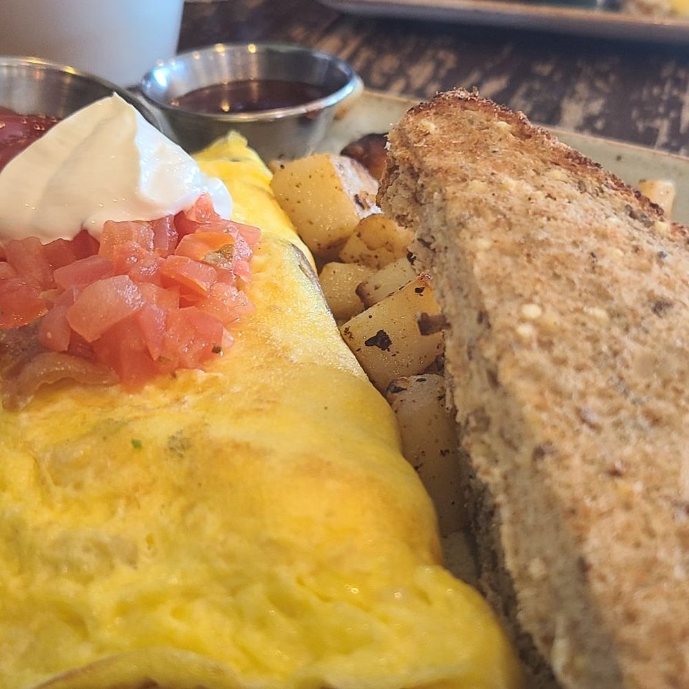 First Watch - Omelet with so the meats, no shrooms - Breakfast & Brunch Near Me - Cranberry Township, Pennsylvania First Watch - Omelet with so the meats, no shrooms - Breakfast & Brunch Near Me - Cranberry Township, Pennsylvania