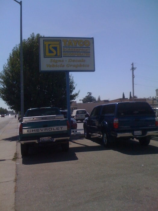 TAYCO SCREENPRINT 4920 Franklin Blvd, Sacramento, California Screen Printing/TShirt