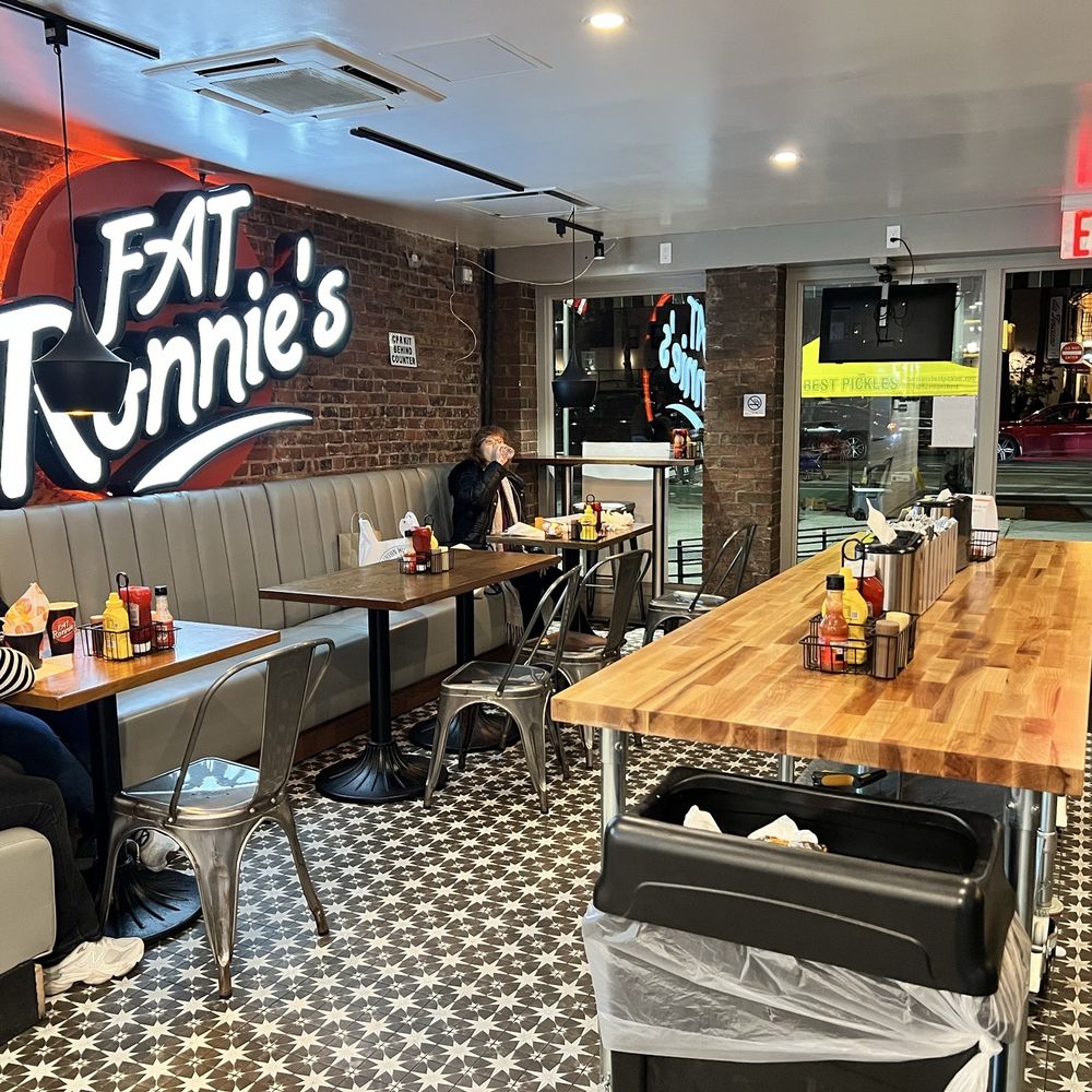 Fat Ronnie's Burger Bar NYC - Inside - Burgers Near Me - New York, New York
