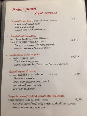 Menu photo 3 Allosteria Lucca, LU