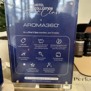 Aroma360 - First Class membership information - Perfume Near Me - Jacksonville, Florida