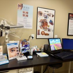 Zieker Eye Ophthalmology - One of the workstations.