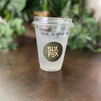 Sly Fox Coffeehouse - Medium lemonade + lavender syrup. - Coffee & Tea Near Me - Belton, Texas Sly Fox Coffeehouse - Medium lemonade + lavender syrup. - Coffee & Tea Near Me - Belton, Texas