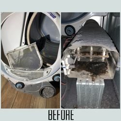 Broken Appliance Repair - We offer a deep cleaning service on dryers! Not cleaning your dryer is a fire risk! Call our office (210)784-6002 to schedule.