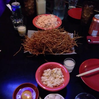 Pelicana Chicken - Flushing - Salad, sweet potato friends, yogurt soju, and corn salad. - Korean Near Me - Flushing, New York Pelicana Chicken - Flushing - Salad, sweet potato friends, yogurt soju, and corn salad. - Korean Near Me - Flushing, New York