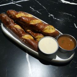 Dave & Buster's Tulsa - Twist it, bake it, dip it, just not again after you bite