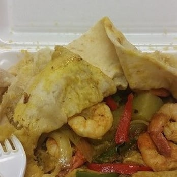SaPoDilla's - Shrimp Roti. Delish! I will be going back. The flavors are on spot. - Caribbean Near Me - Fort Washington, Maryland