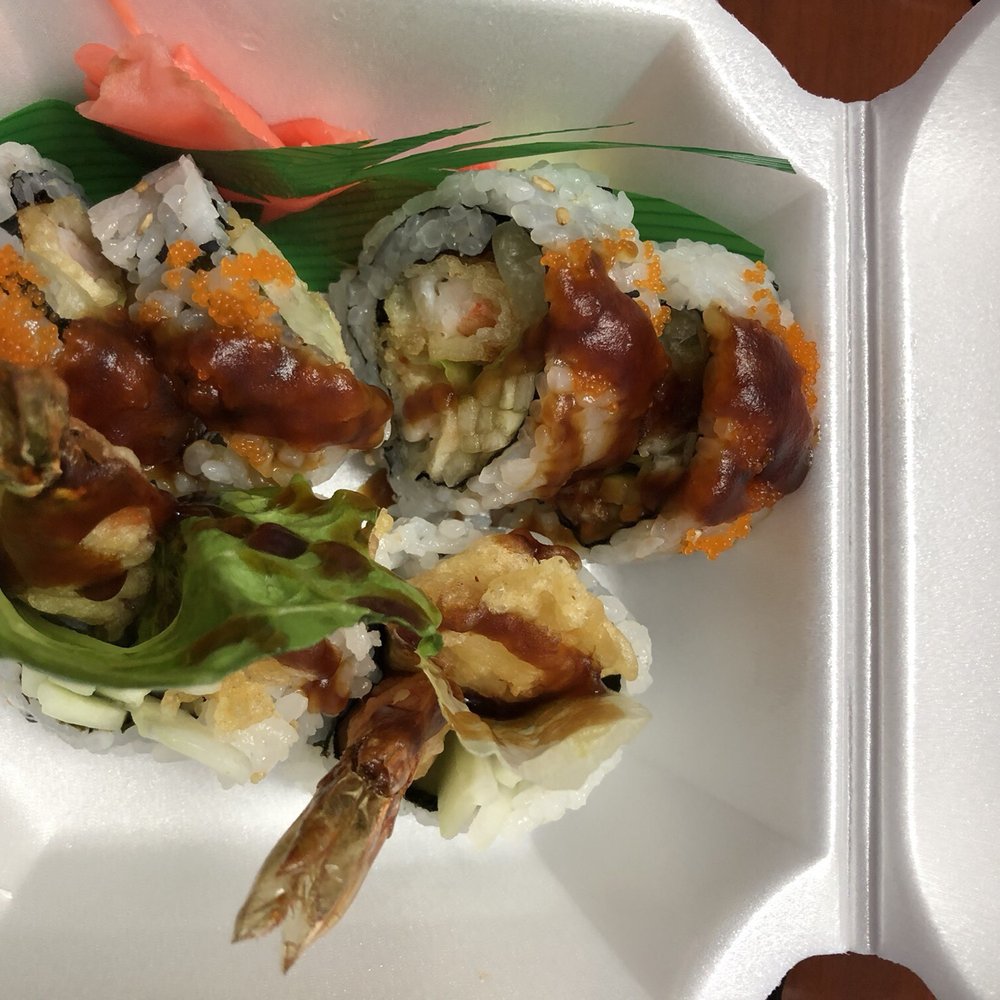 Open Sushi - Shrimp tempura roll and Terri ski chicken lunch - Japanese Near Me - Jacksonville, Florida Open Sushi - Shrimp tempura roll and Terri ski chicken lunch - Japanese Near Me - Jacksonville, Florida