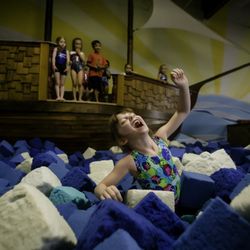 National Academy Artistic Gymnastics - Pirate Ship Foam Pit!!!