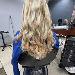 Milan Institute - San Antonio - The instructors assured me it blended well once styled.