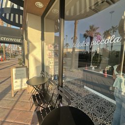 Outside