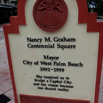 Nancy M. Graham Centennial Square - Local Flavor Near Me - West Palm Beach, Florida Nancy M. Graham Centennial Square - Local Flavor Near Me - West Palm Beach, Florida