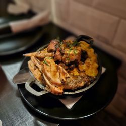 Harry's Daughter - Jerk Mac - tasted great in house...ordered one for takeaway and not the same.