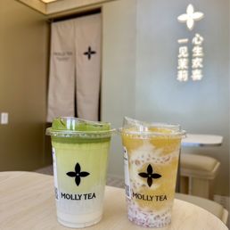 Matcha White Champaca Salted Cheese + Jasmine Mango Smoothie Matcha White Champaca Salted Cheese + Jasmine Mango Smoothie