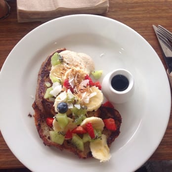 Herb n Sprout co cafe - Coconut French toast - Vegetarian Near Me - Maroubra, NSW