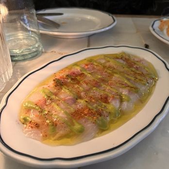 Alisa - Seabass Crudo - Greek Near Me - Venice, California Alisa - Seabass Crudo - Greek Near Me - Venice, California