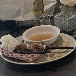 Cleaned plates and a to go order! Cleaned plates and a to go order!