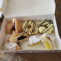 Donuts halfed Donuts halfed