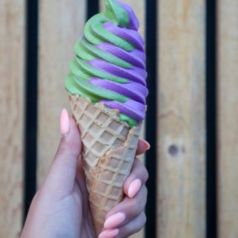 Matcha Cafe Maiko - Ube Matcha soft serve @tiffhuangry - Ice Cream & Frozen Yogurt Near Me - Atlanta, Georgia